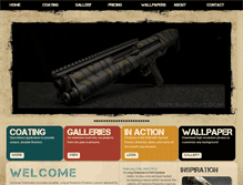 Tablet Screenshot of guncoat.com